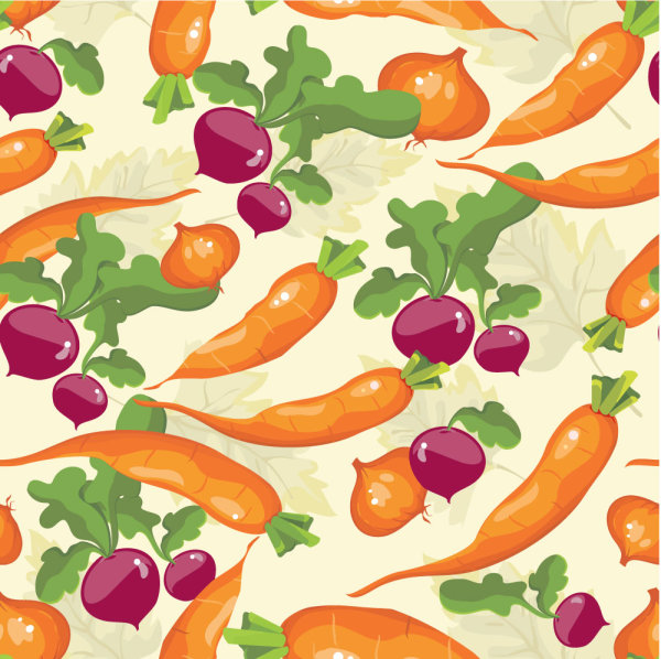 Various cartoon vegetable elements vector 03