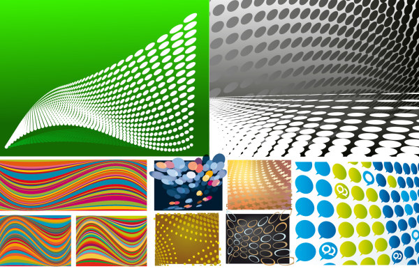 Colorful light dot background
