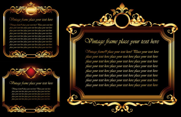 Luxury border vector
