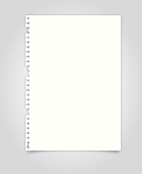 Set of Blank paper design vector material 13