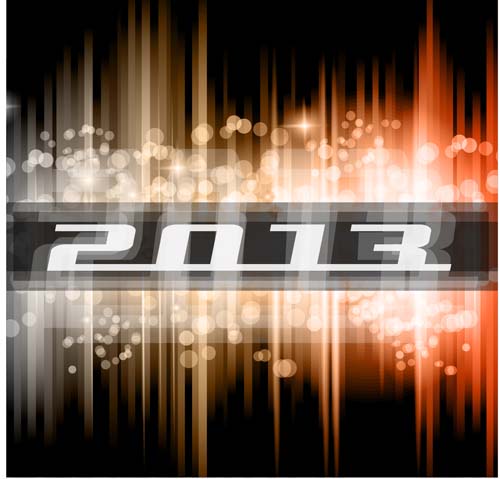 Elements of 2013 theme Backgrounds vector 02