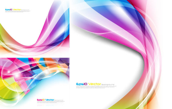 dynamic lines art background Vector graphic