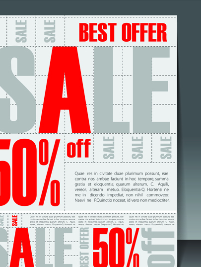 Set of Cover brochure and poster design elements vector 01