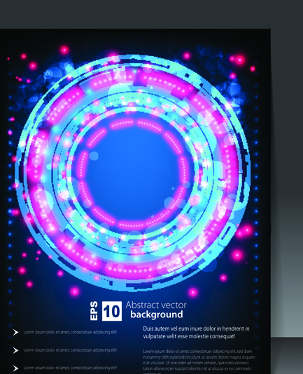 Set of Cover brochure and poster design elements vector 02