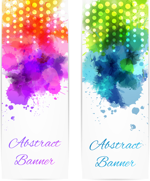 watercolor banners banner abstract 
