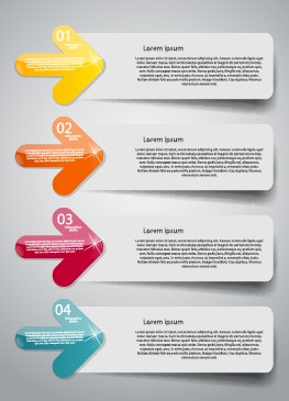Creative number business banner template 01