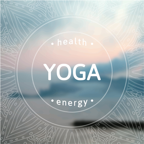 yoga creative blurred background 
