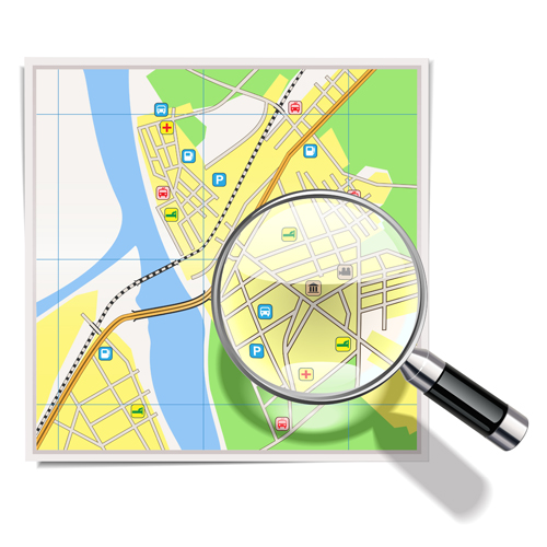 City map GPS vectro 05