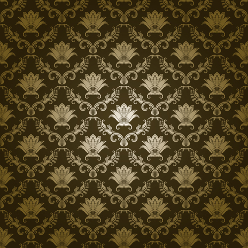 Classic floral Pattern vector 04