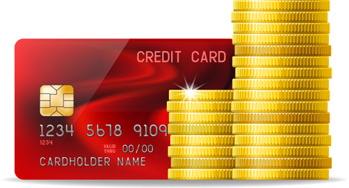 Credit card creative design elements 02