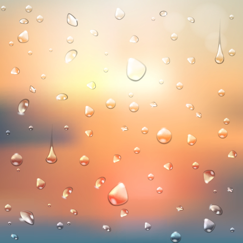 drops with blurred background art 03 Crystal water drops with blurred background art 03
