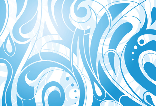 Design element ornament floral background vector 02