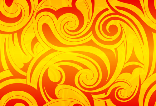 Design element ornament floral background vector 05