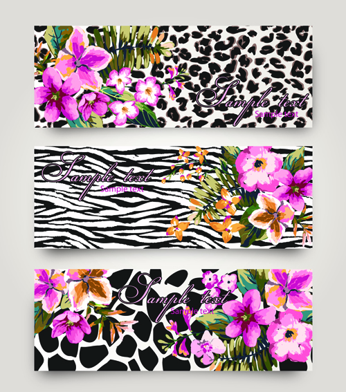 Vintege Flower banner