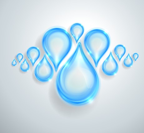 Glossy abstract shapes vector illustration 03
