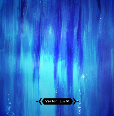Hand drawn blue watercolor background vector 05