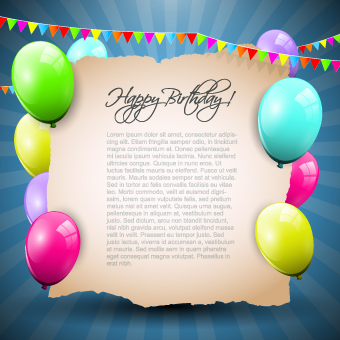 happy birthday happy greeting colorful color cards birthday balloons balloon background 