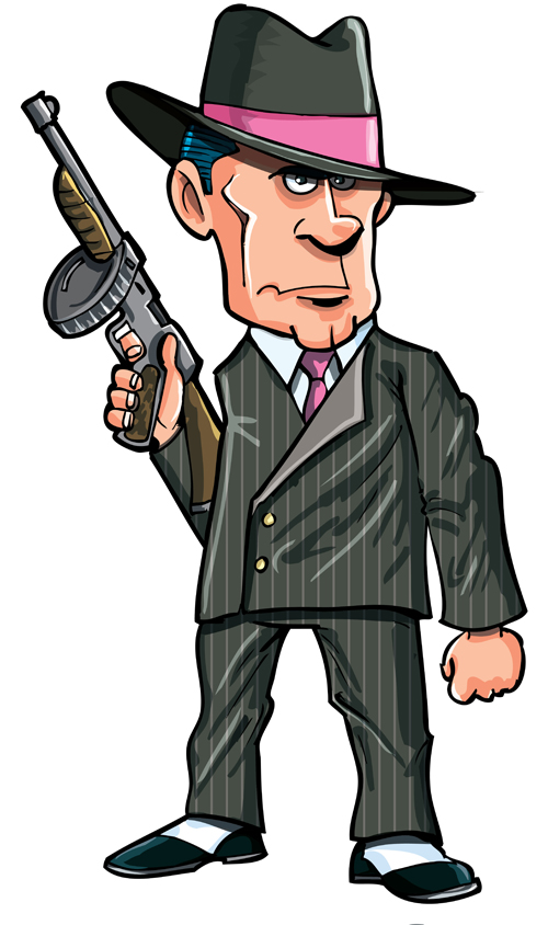 Heroes cartoon characters funny vector 02