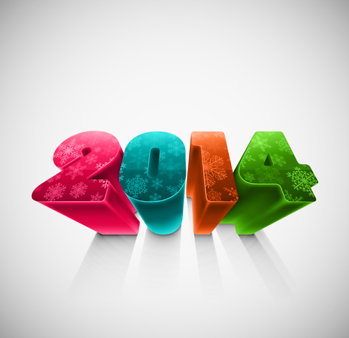 vector graphics vector graphic new year creative 2014 
