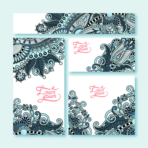Pattern card pattern ornament floral pattern floral cards 