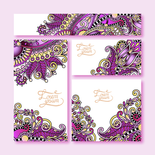 pattern ornament floral pattern floral cards 