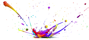Splash paint Effect vector 01