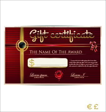 template vector template luxurious golden certificate  