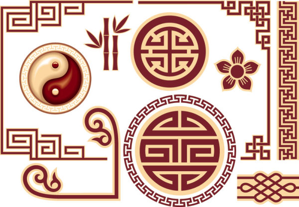 Classical window grilles pattern Set 02