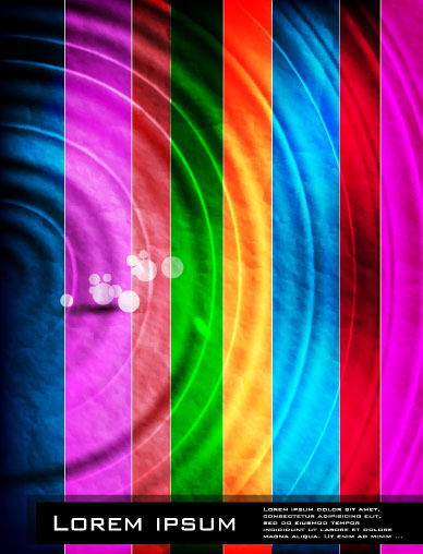 Set of Cover brochure background vector 01