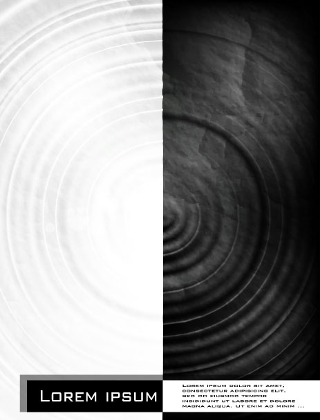 Set of Cover brochure background vector 05