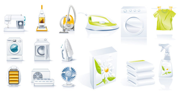 Household appliances Icon vector