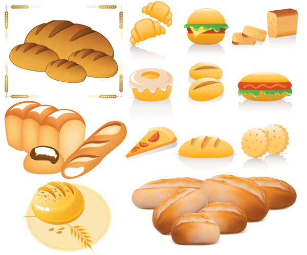 Eating a pastry vector