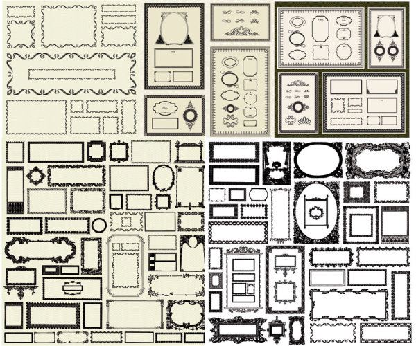 Fancy border vector