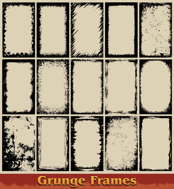 Graffiti border vector