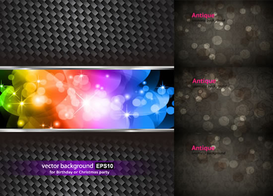 Elegant grid background design vector