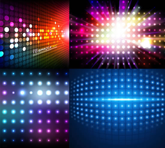 Bright spot backgrounds vector art