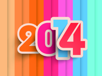 year vector background background 2014 