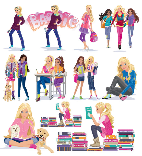 Fashion girl Vector