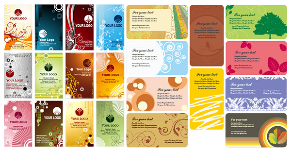 card background templates 1 vector art