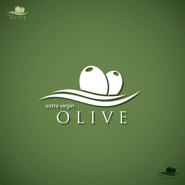 olive oil olive logo creative 