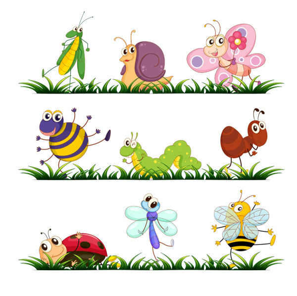 insects funny cartoon 