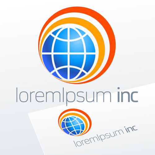 Abstract business logos excellent design vector 19