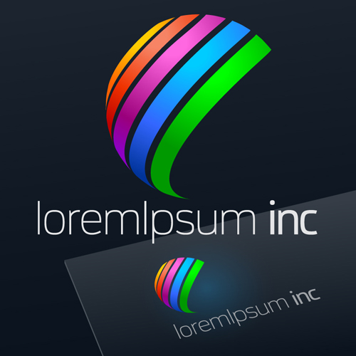 Abstract business logos excellent design vector 22