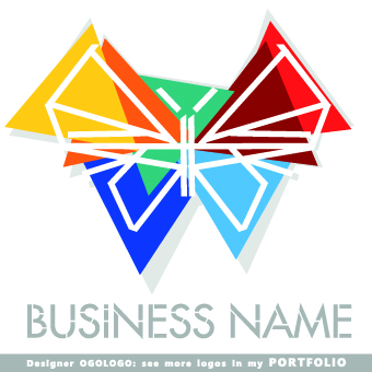 Modern business logos creative design vectors 08