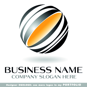 Modern business logos creative design vectors 09