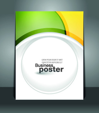 Creative Business poster design vector 01