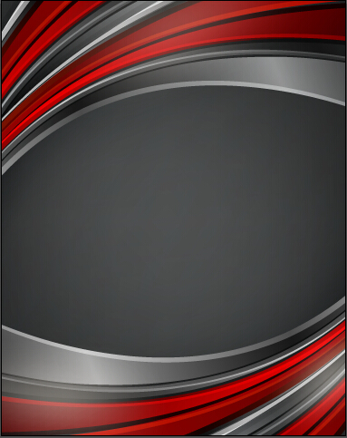 Chrome wave with abstract background vector 03