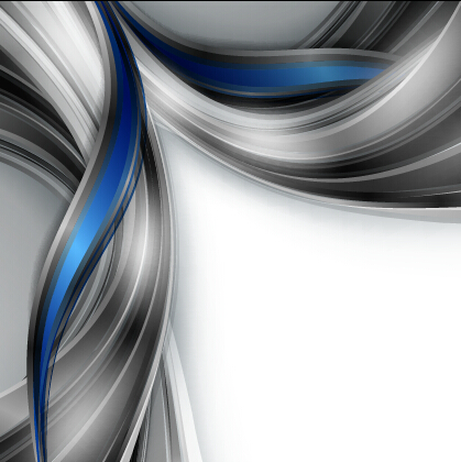 Chrome wave with abstract background vector 11