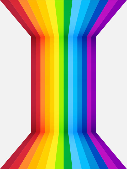 Colored paper stripes vector background 01