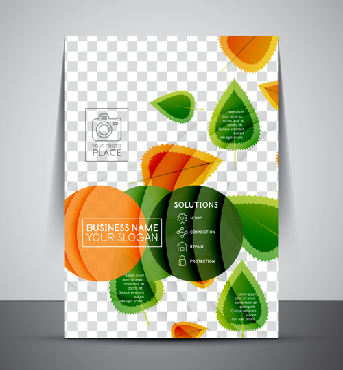 Company flyer template modern vector 03 Company flyer template modern vector 03